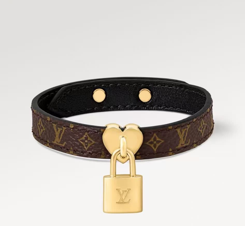 Louis Vuitton Monogram Lock Bracelet